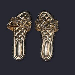 Wild Diva Gold & Silver Acrylic Stones. Size 7